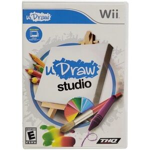 Nintendo Wii Console u Draw Studio CD Game